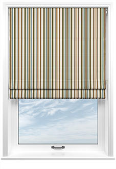 The British Stripe Co. Elizabeth, Derwent No.1 - Roman Blind